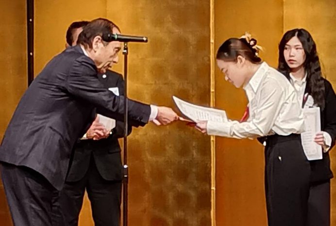 優良技能実習生として表彰されましたのイメージ画像